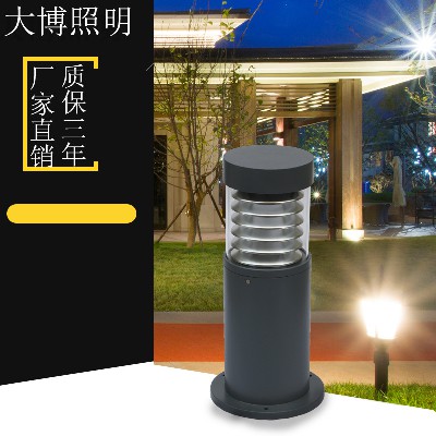 LED草坪燈高亮小區(qū)道路照明裝飾鋁制防水簡約圓柱草坪燈廠家批發(fā)