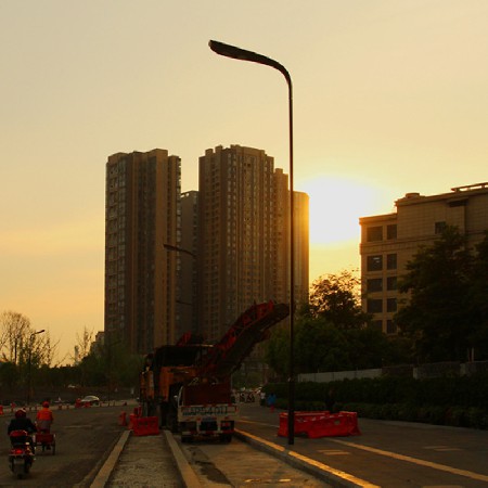 LED路燈新農村改造道路照明新葉款路燈現代文化特色燈具廠家批發