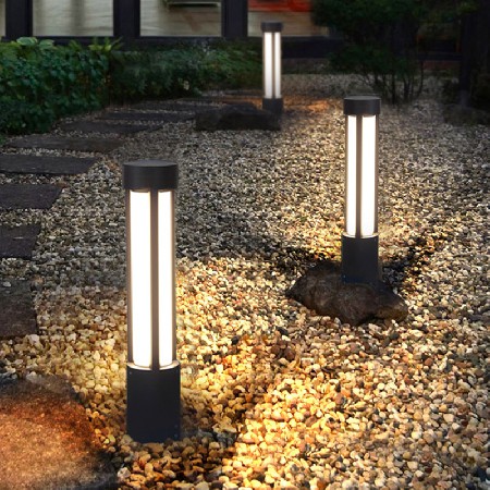 現(xiàn)代簡(jiǎn)約LED柱形庭院燈防水亞克力戶外公園別墅小區(qū)景觀燈可定制