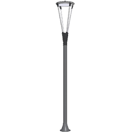 LED庭院燈戶外公園小路照明歐式小區園林亮化燈兩側發光鋁型材燈