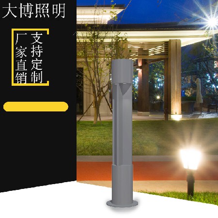 LED特色草地?zé)粜^(qū)庭院鋁制圓柱草坪燈4W簡(jiǎn)約現(xiàn)代防水廠家批發(fā)