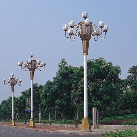 led玉蘭中華燈新中式景觀燈戶外道路照明園林廣場(chǎng)庭院燈廠家批發(fā)